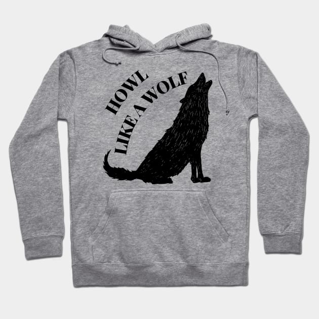 Wolf Hoodie by IBMClothing